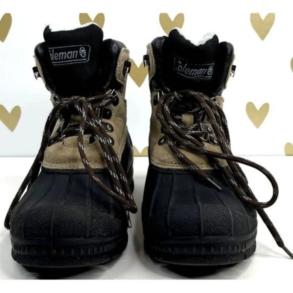 COLEMAN Women Boots Thinsulate Glacier -W Cold Weather Brown Black Size 7 hiking